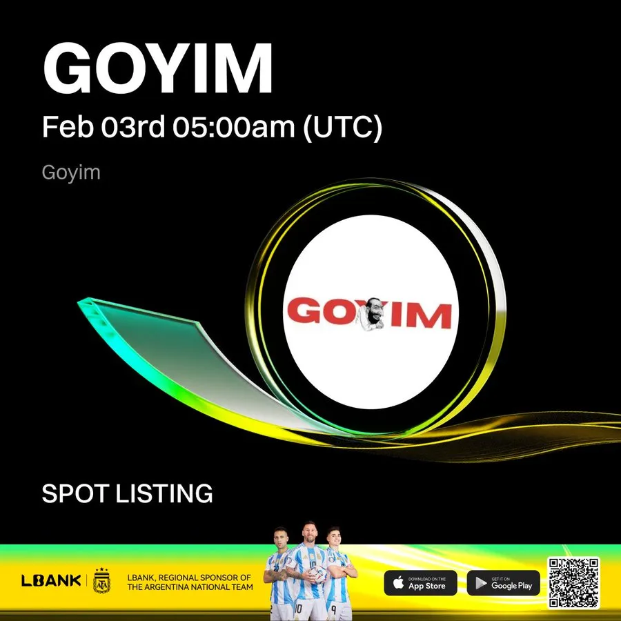 goyim listing on lbank