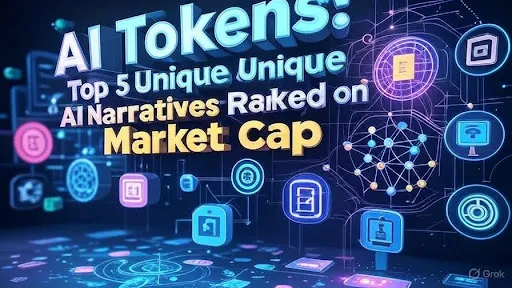 AI Tokens: Top 5 Unique AI Narratives Ranked Based on Market Cap